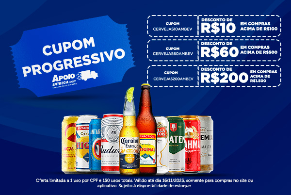 cupom progressivo 16/11